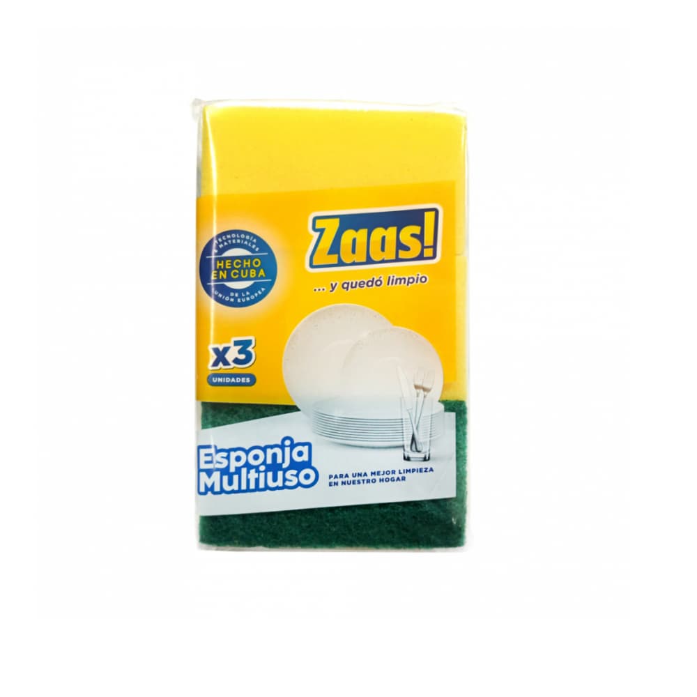 Esponja de fregar Zaas (3 U) - Imagen 1