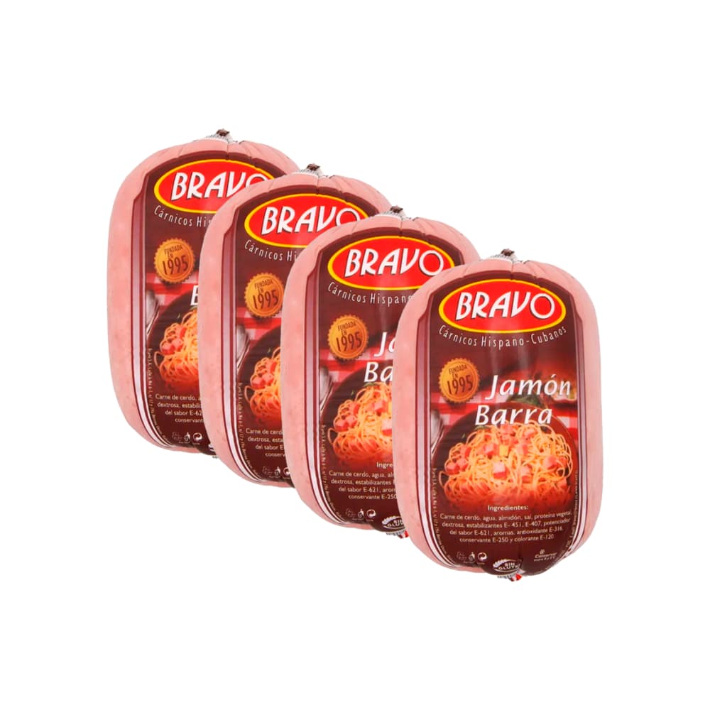 Jamón barra Bravo (4 x 2 kg / 4.4 lb) - Imagen 1