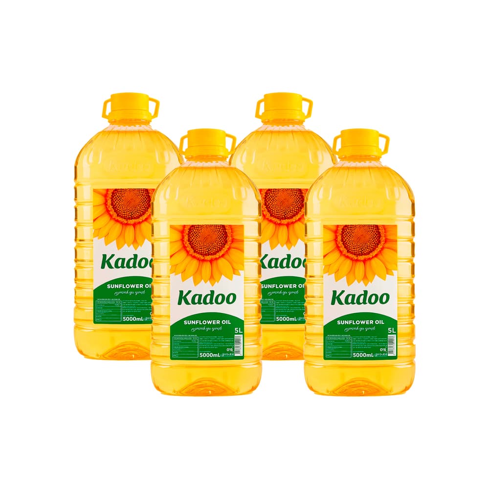 Aceite de girasol Kadoo (4 x 5 L) - Imagen 1