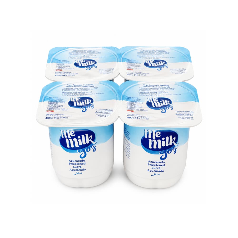 Yogur sabor natural Me Milk (4 x 120 g / 4.23 oz) - Miniatura 1