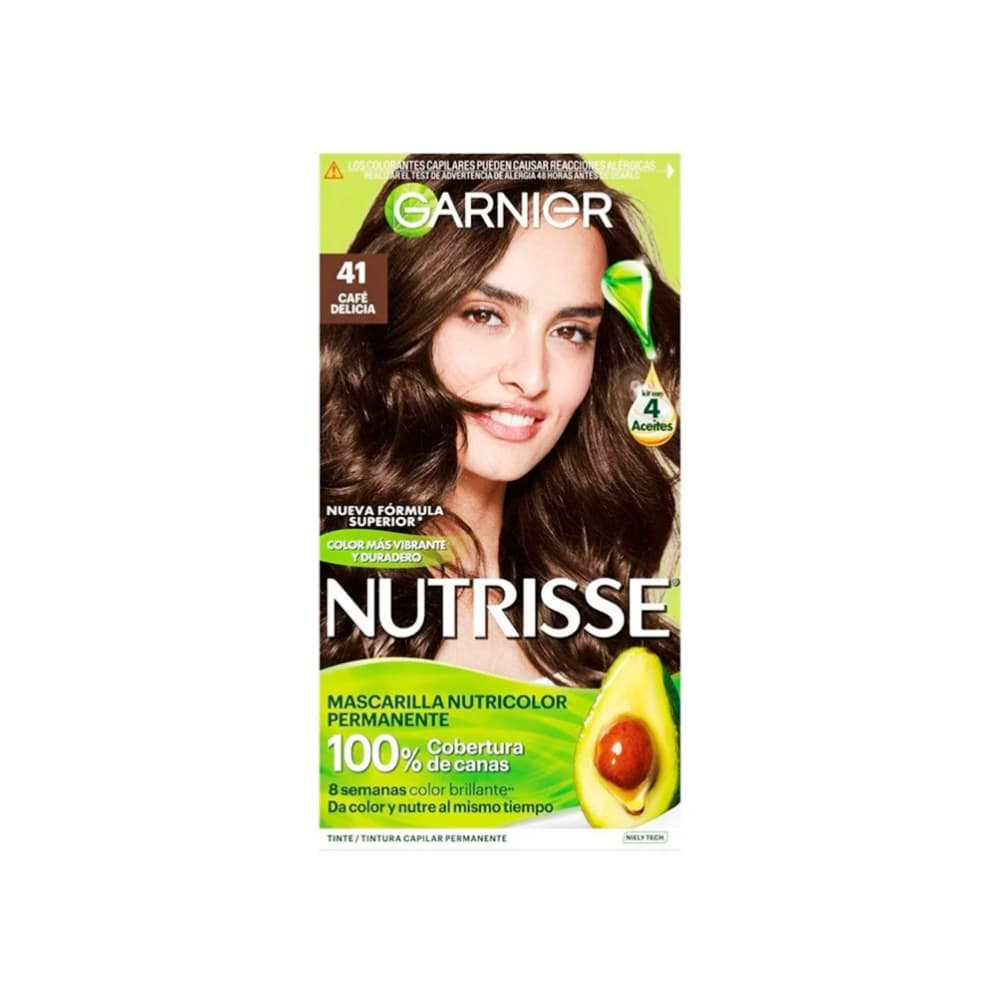 Tinte para el cabello 41 café delicia Nutrisse Garnier - Miniatura 4