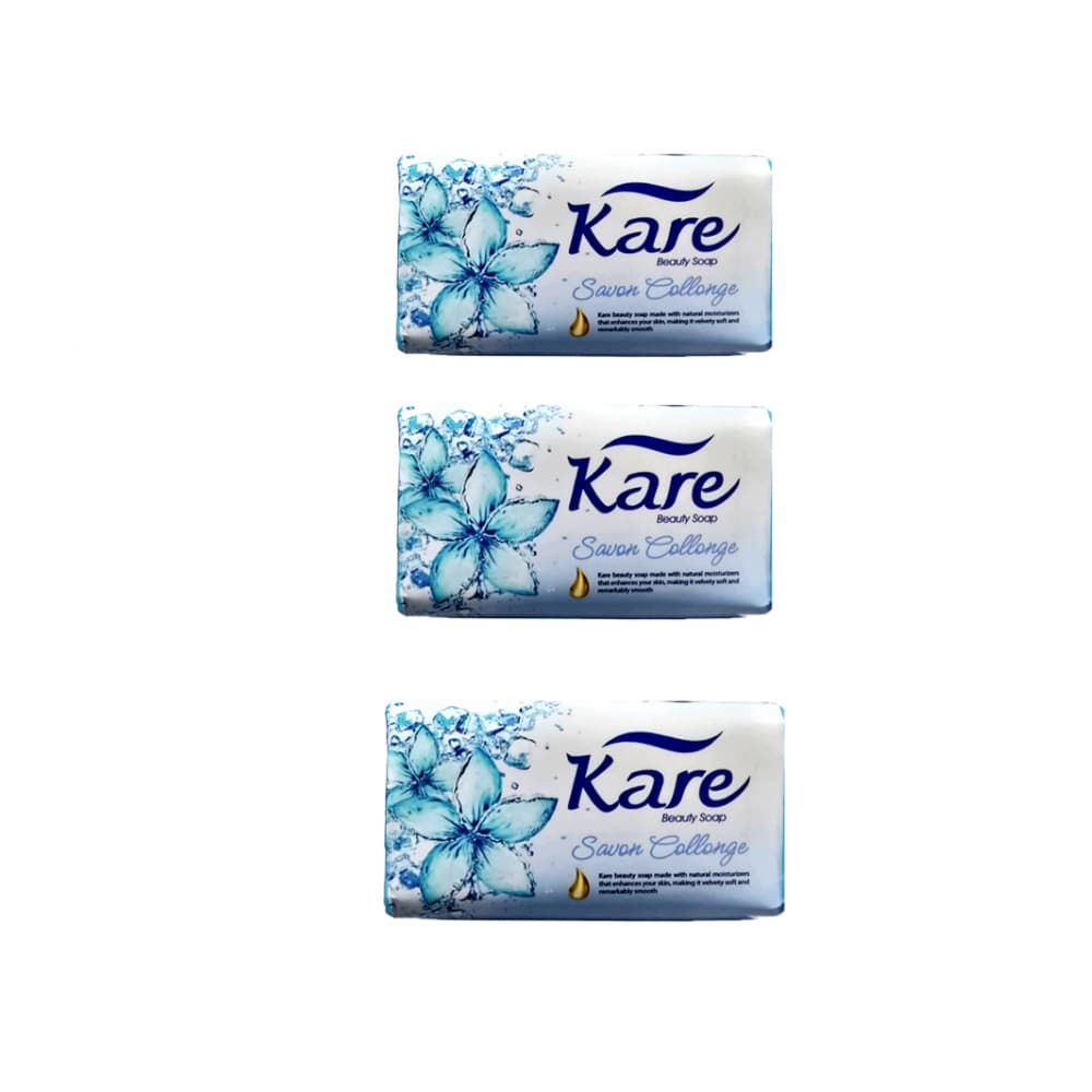 Jabón de tocador savon collonge Kare (3 x 75 g / 2.64 oz) - Imagen 1