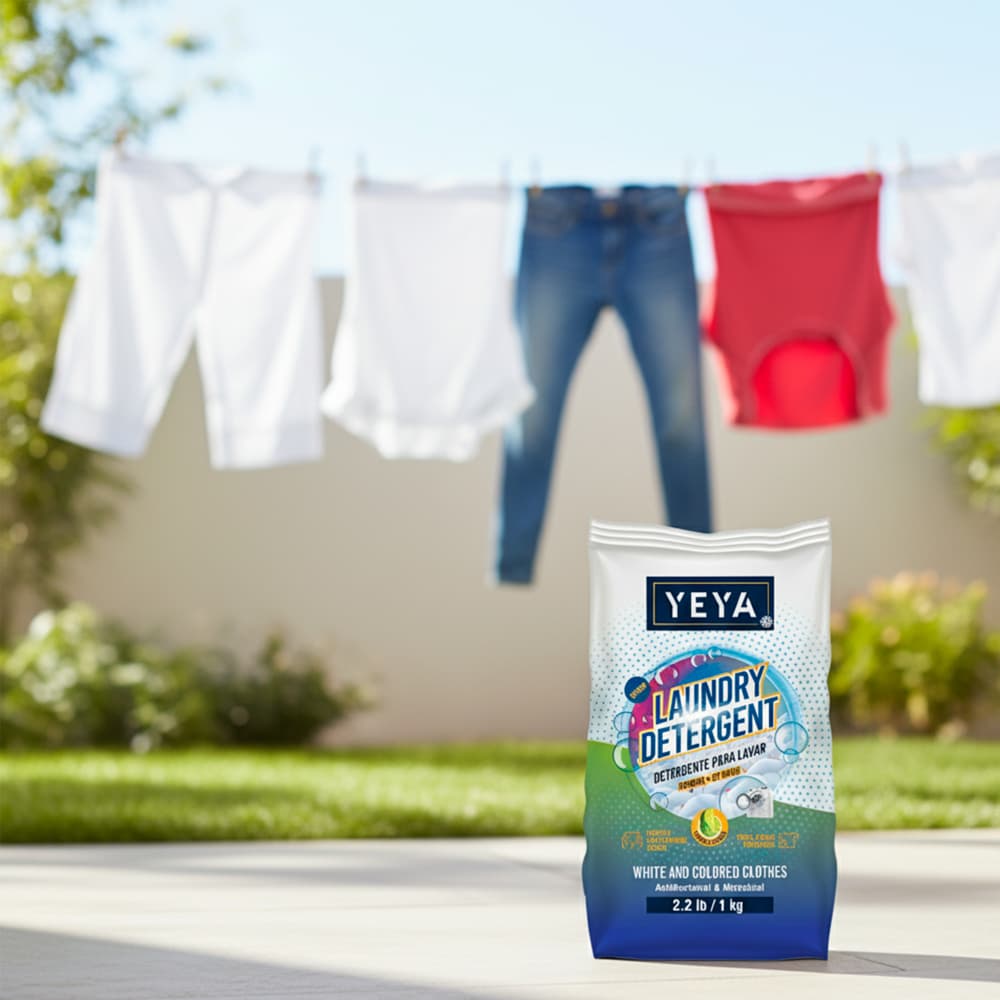 Detergente en polvo con aroma a limón YEYA (1 kg / 2.2 lb) - Miniatura 3