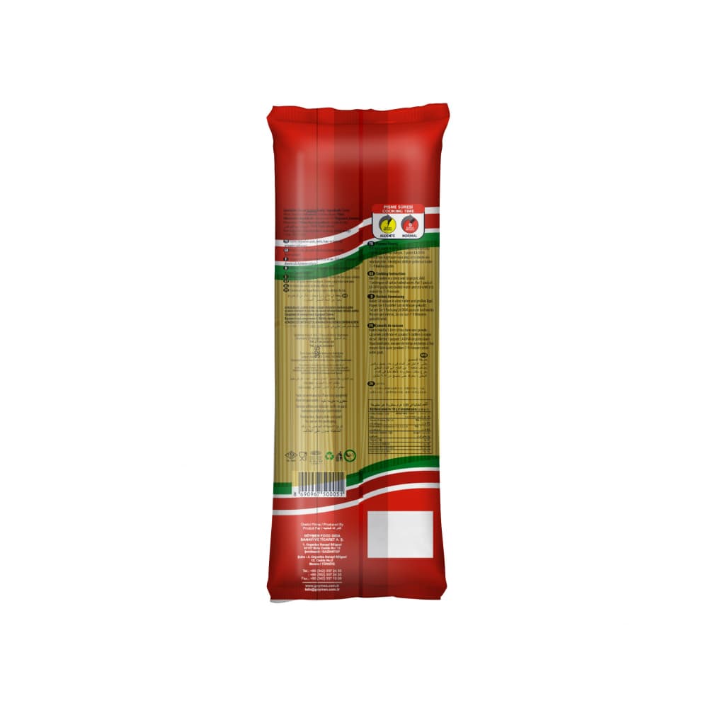 Espaguetis La Diva (10 x 500 g / 1.1 lb) - Miniatura 4