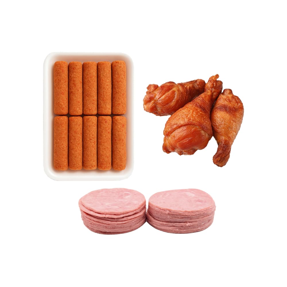 Muslos de pollo + Jamon vicky lasqueado + Croquetas de jamon - Miniatura 2