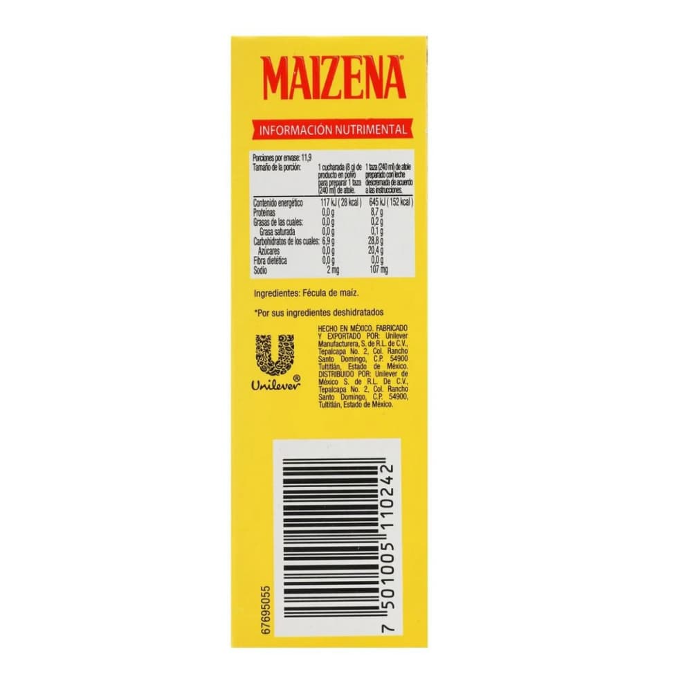 Fécula de maíz Original Maizena (95 g / 3.35 oz) - Miniatura 3