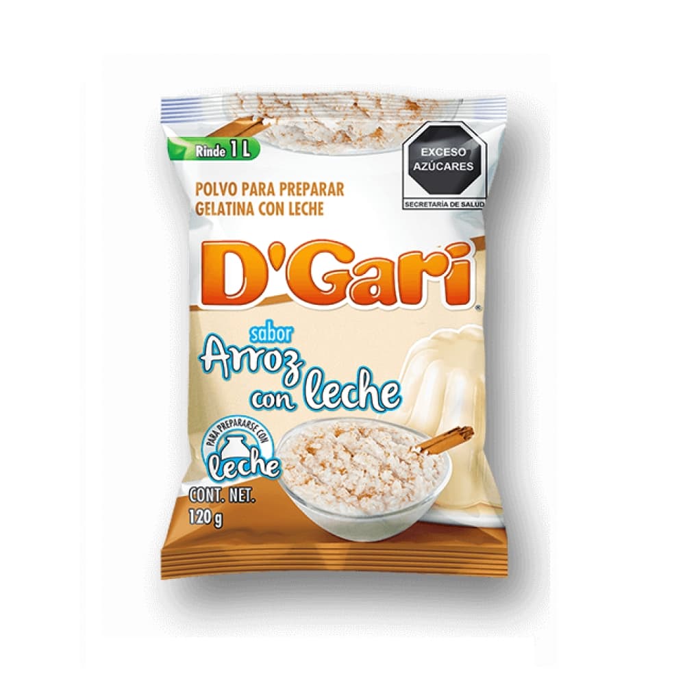 Gelatina de sabor arroz con leche D'Gari (120 g / 4.23 oz) - Miniatura 1
