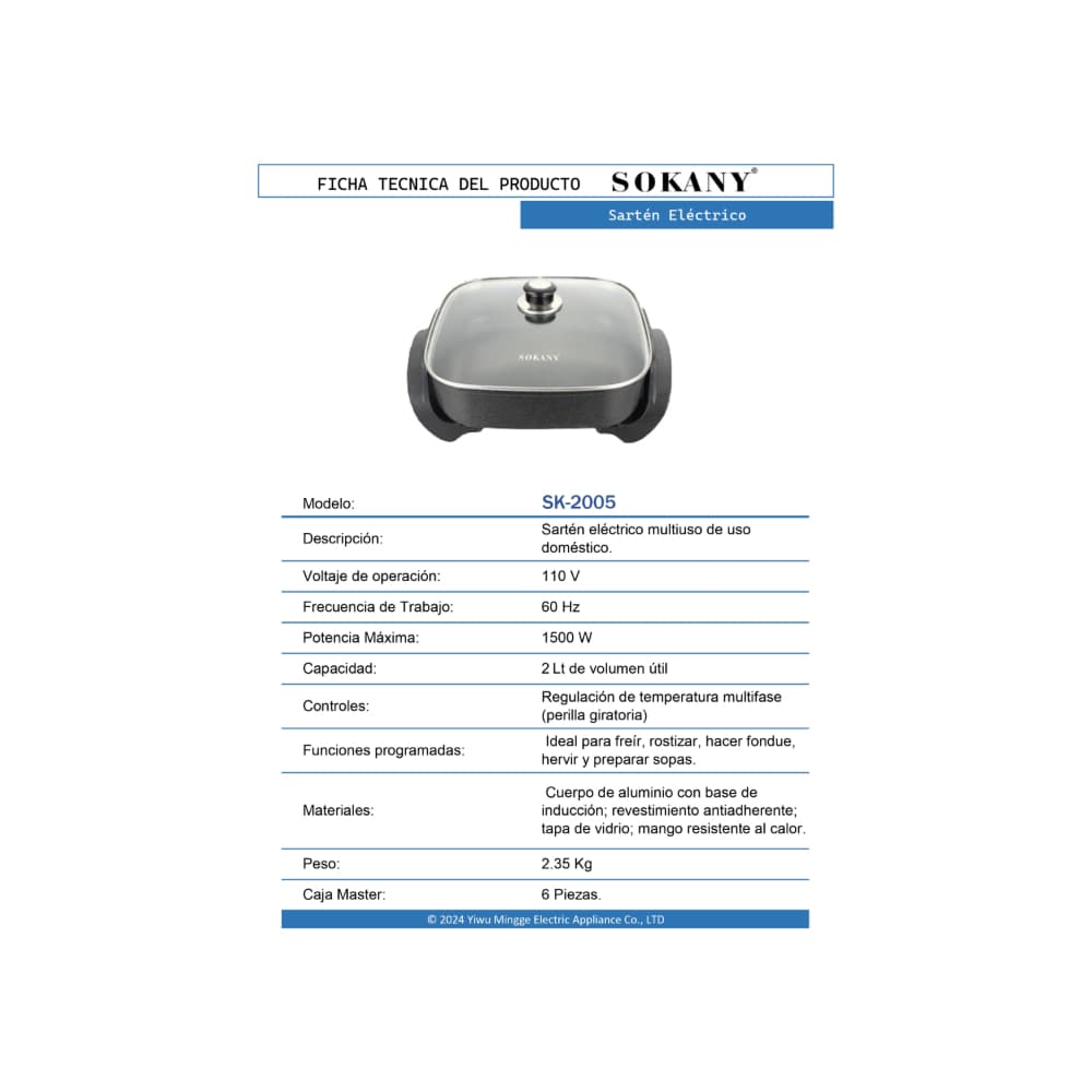 Sartén + Batidora mezcladora - Miniatura 2