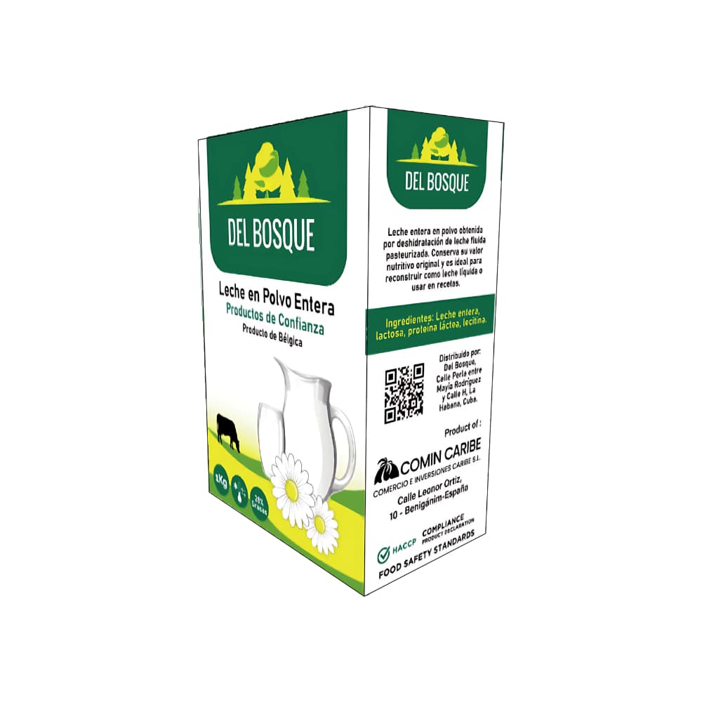 Leche en polvo entera Del Bosque (1 kg / 2.2 lb) - Miniatura 4