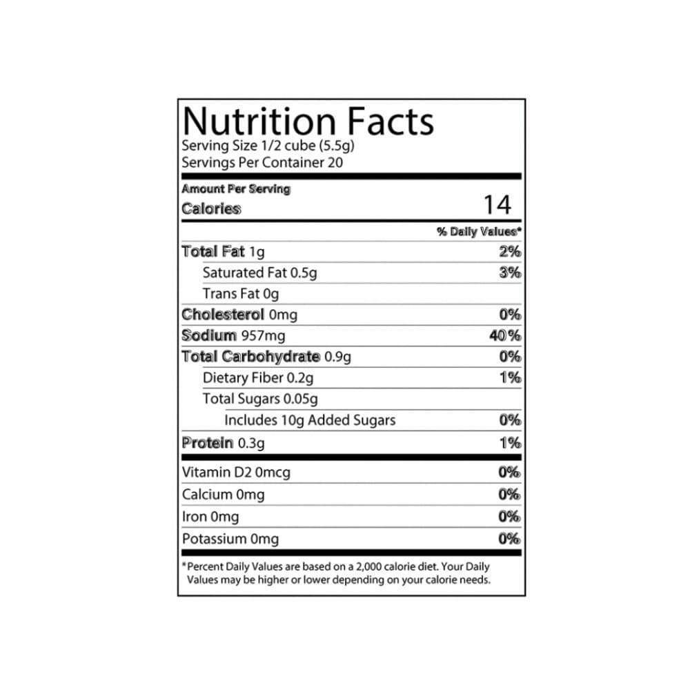 Caja de caldo sabor a res Yeya (48 x 110 g / 3.8 oz) - Miniatura 2