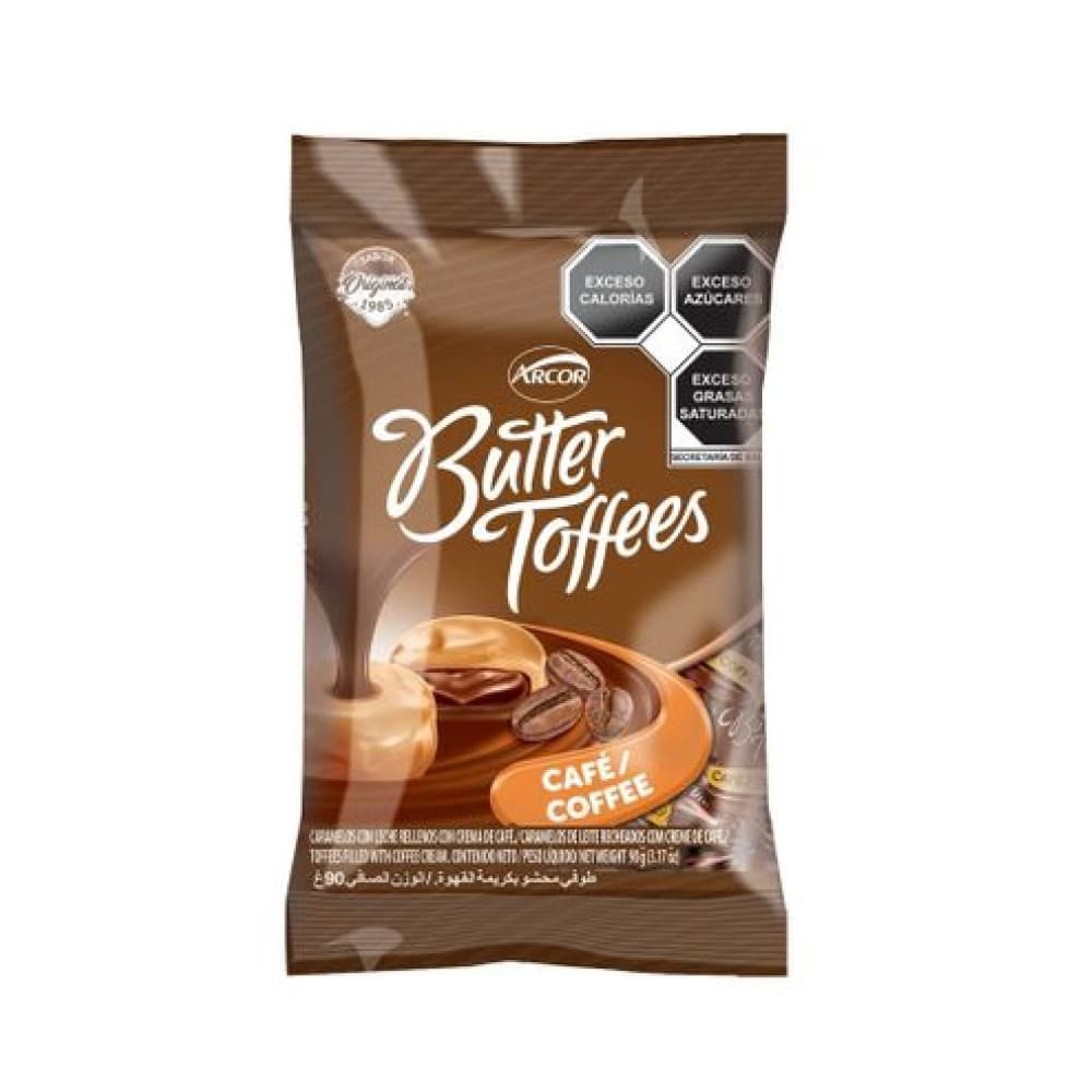 Caramelos con leche rellenos con crema de café Arcor (90 g / 3.1 oz) - Imagen 1