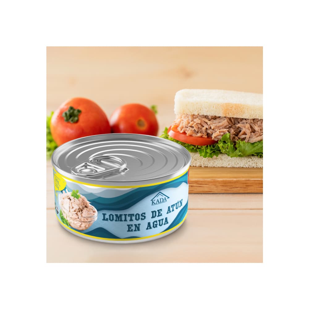 Atún en lomitos en agua Kada (8 x 160 g / 5.6 oz) - Miniatura 2