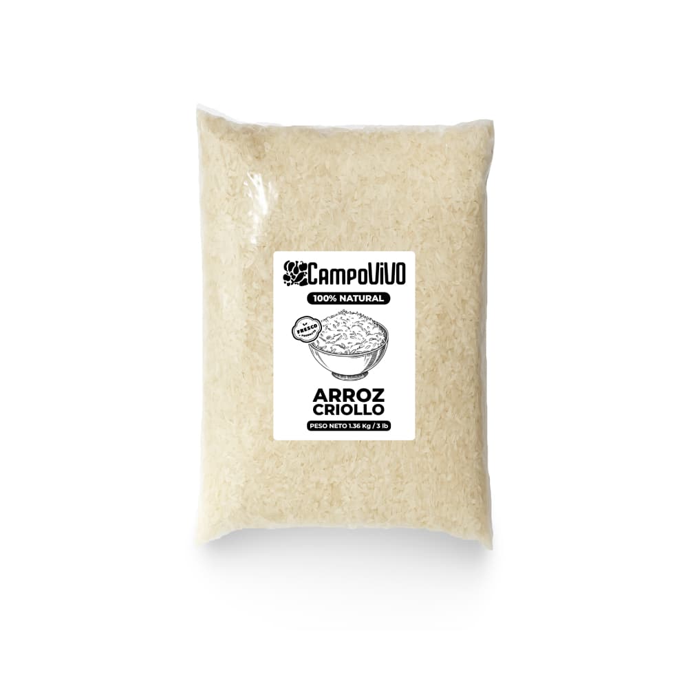 Arroz criollo Campo Vivo (1.36 kg / 3 lb) - Imagen 1