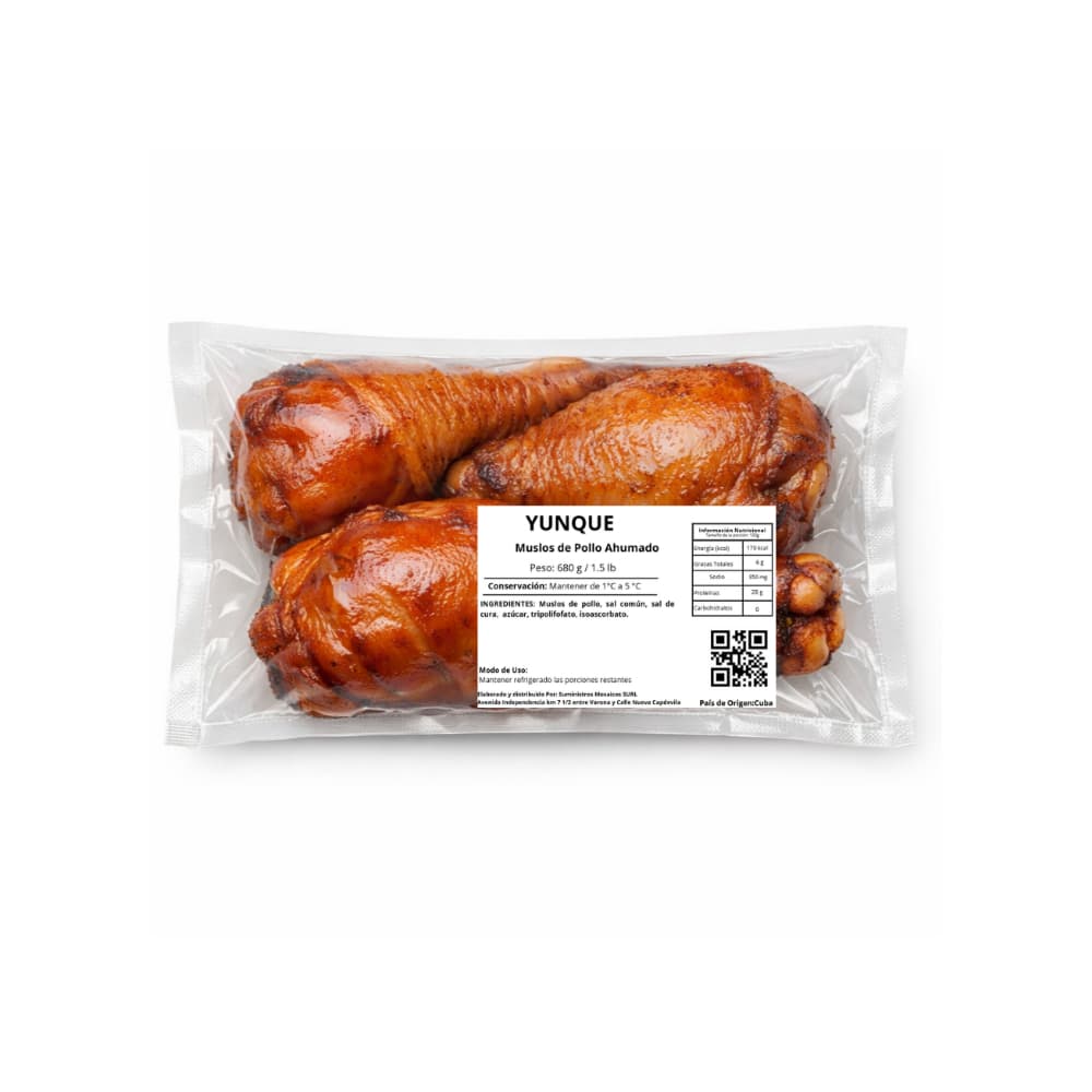 Muslos de pollo ahumado Yunque (680 g / 1.5 lb) - Miniatura 2