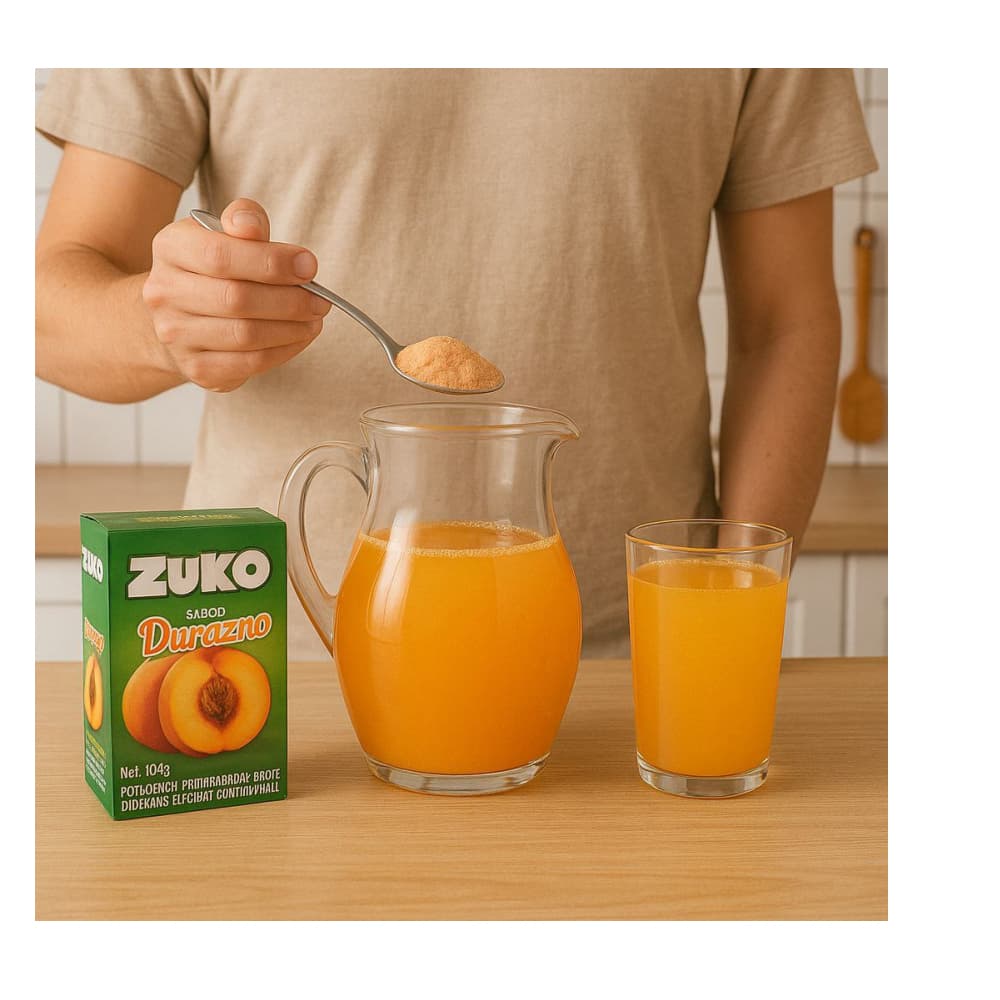 Refresco sabor durazno Zuko (12 x 8 x 13 g) - Miniatura 2