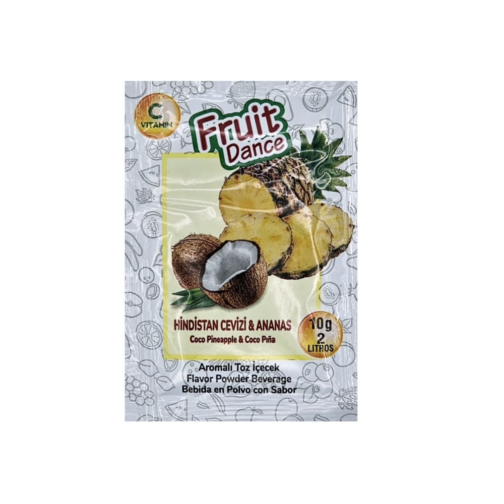 Bebida en polvo sabor coco - piña Fruit Dance (10 g) - Imagen 1