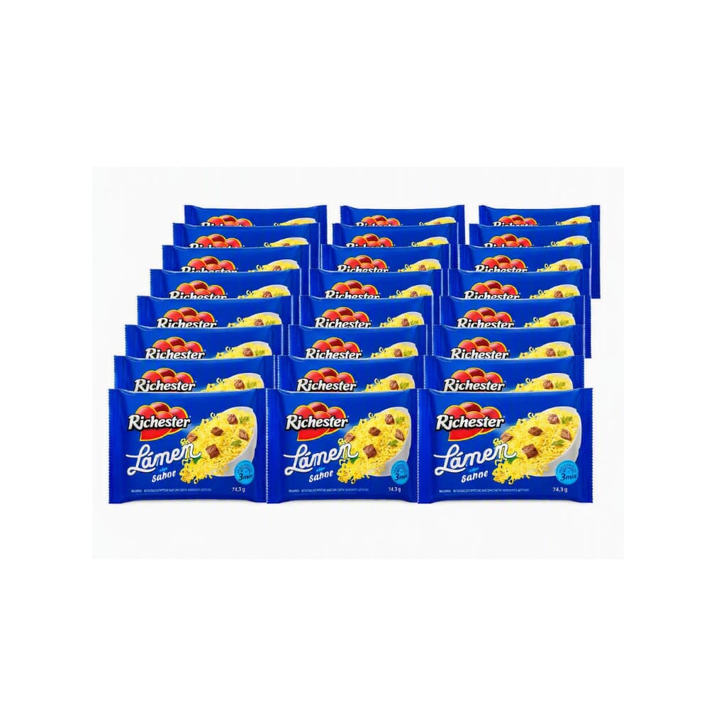 Sopa instantánea sabor a carne Richester (24 x 74.3 g / 2.62 oz) - Miniatura 1