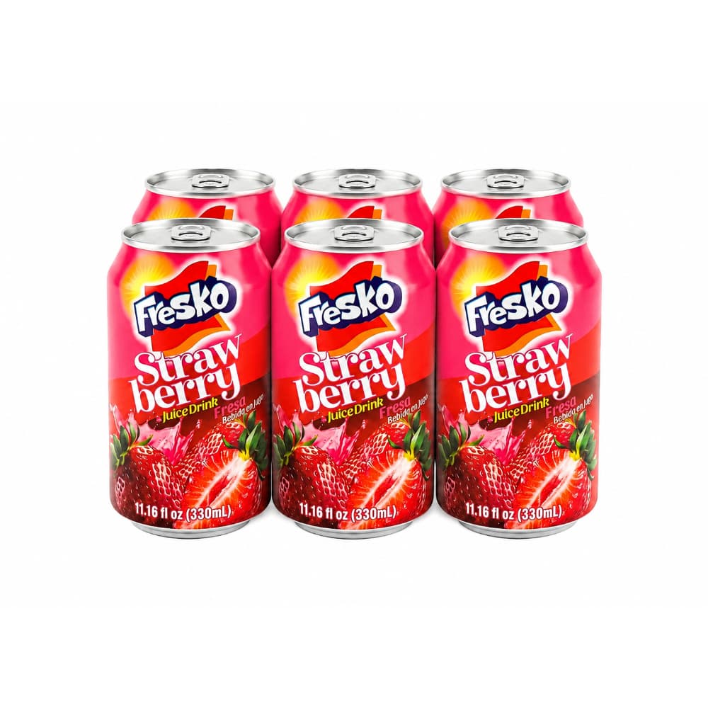 Jugo de fresa Fresko (6 x 330 ml / 11.16 oz) - Imagen 1