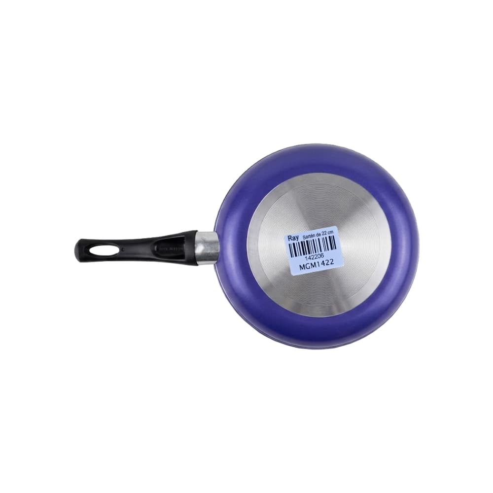 Sartén de 22 cm antiadherente esmaltado exterior azul Ray - Miniatura 2