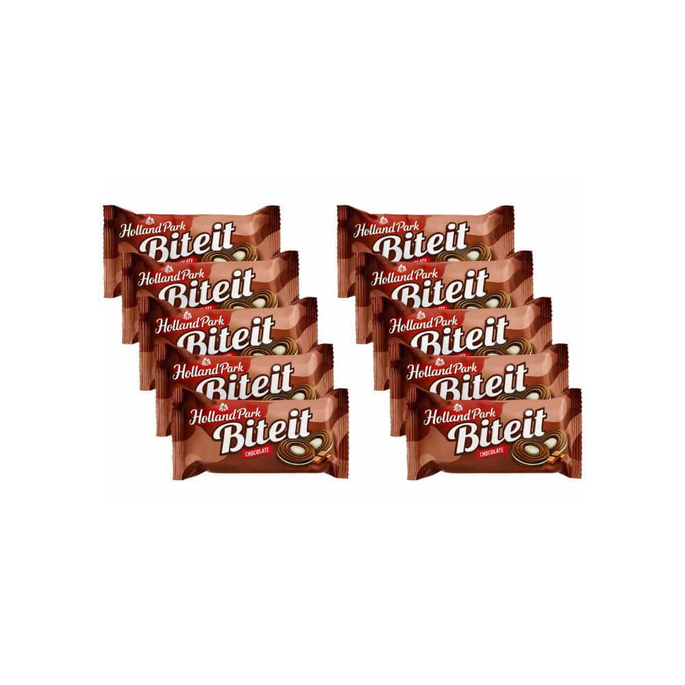 Galletas de chocolate con crema de vainilla Bite it Holland Park (10 x 30 g / 1.05 oz) - Miniatura 1