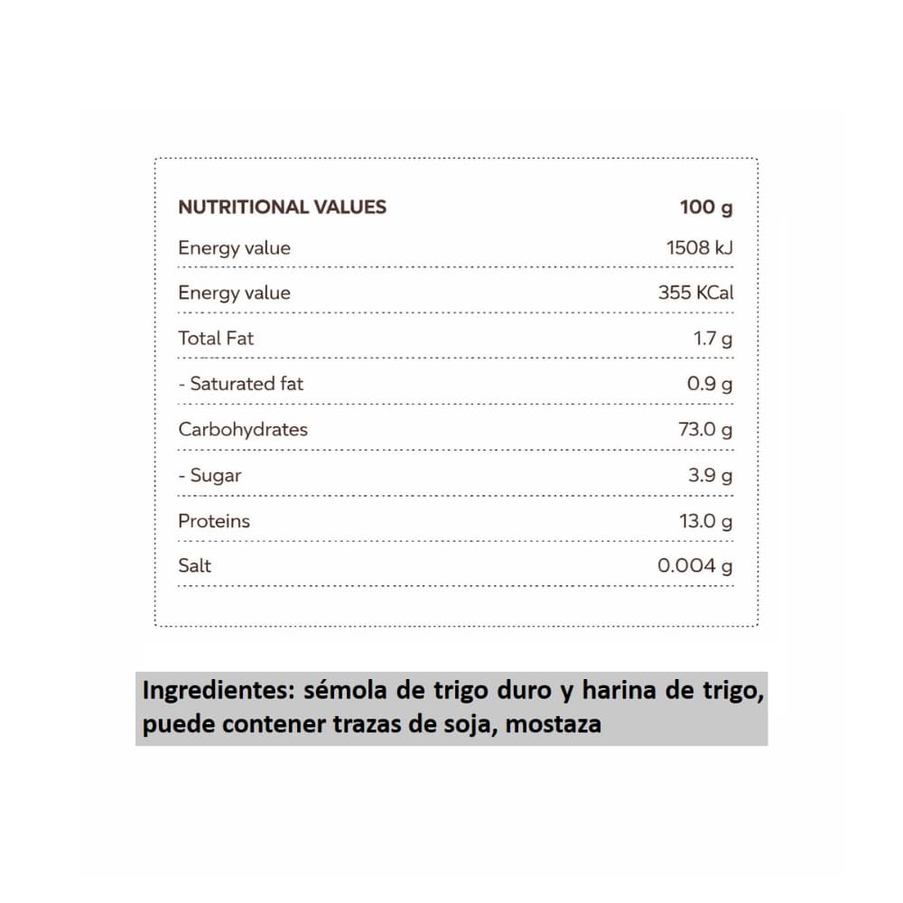 Pasta Penne Divella (500 g / 1.1 lb) - Miniatura 4
