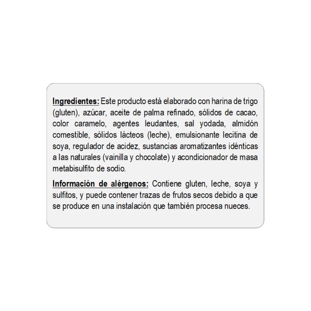 Galletas de chocolate rellenas con crema sabor vainilla Victoria Garden (50 g / 1.76 oz) - Miniatura 4