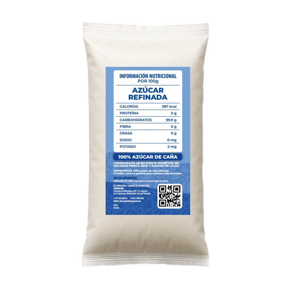 Azúcar blanca refinada Campo Vivo (1 kg / 2.2 lb) - Miniatura 3