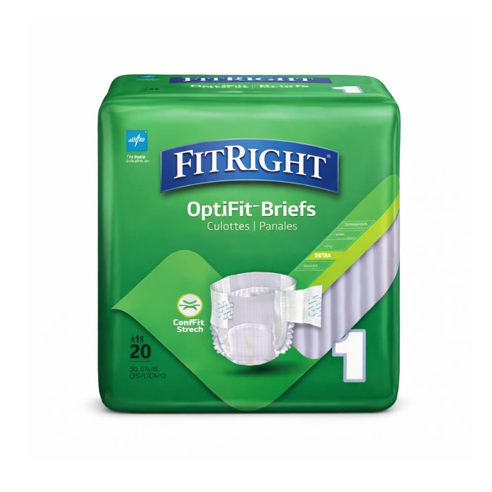 Culeros desechables para adultos talla MD/LG FitRight (20 U) - Miniatura 1
