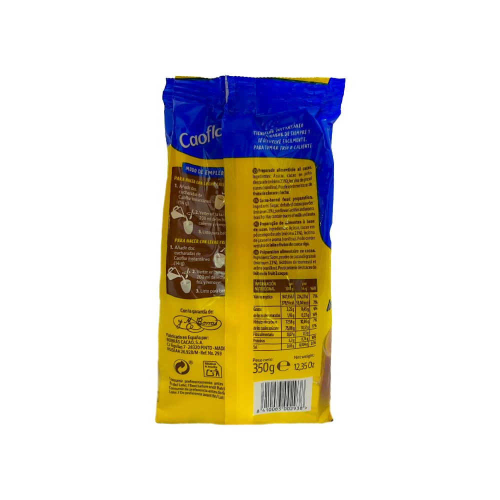 Cacao instantáneo chocolate en polvo Caoflor (350 g / 12.34 oz) - Miniatura 2
