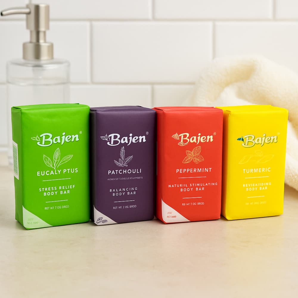 Jabón de tocador especial cúrcuma Bajen (2 x 200 g / 7.05 oz) - Miniatura 3