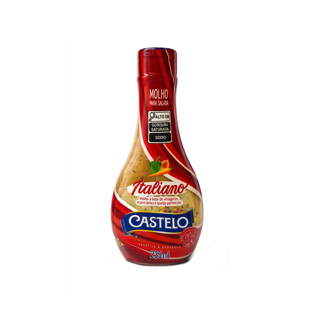 Salsa para ensalada italiano Castelo (236 ml) - Miniatura 1