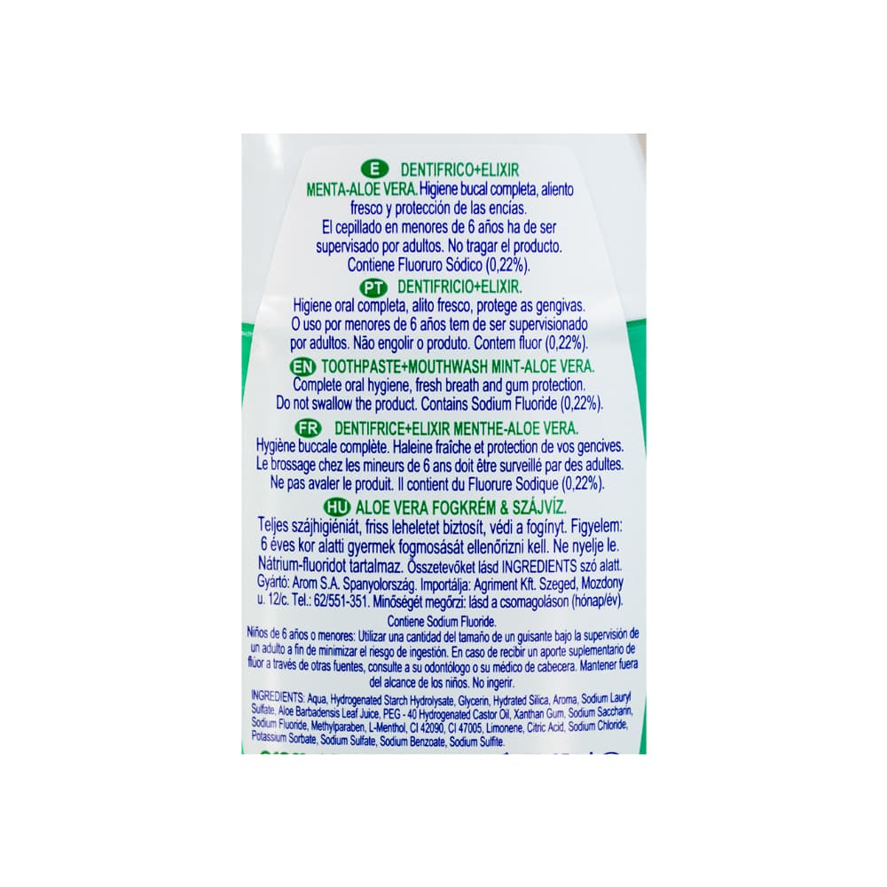 Pasta dental en gel con Aloe Vera S'nonas (100 ml / 3.38 fl oz) - Miniatura 6