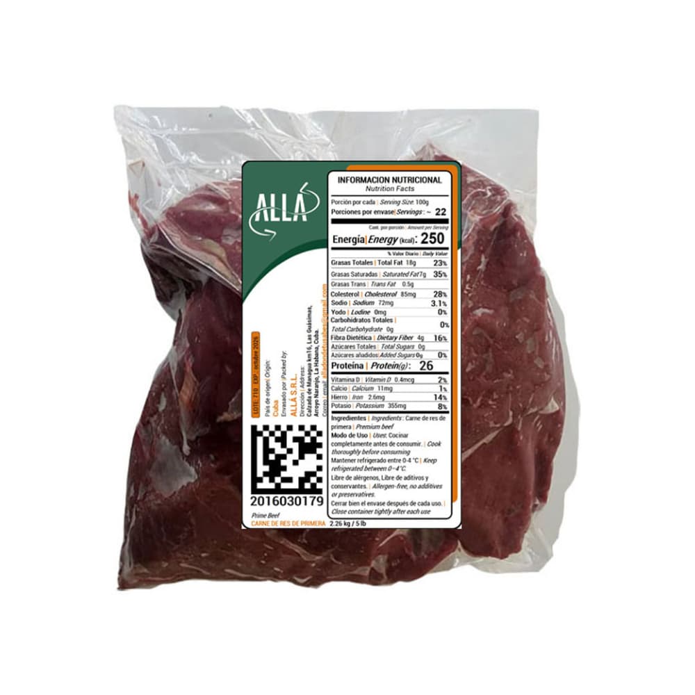 Carne de res de primera ALLÁ (2.27 kg / 5 lb) - Miniatura 3