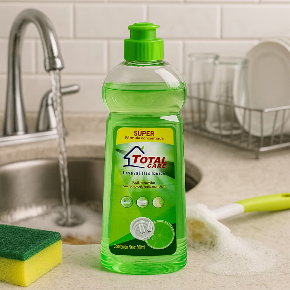 Lavavajillas líquido Total Care (500 ml) - Miniatura 4