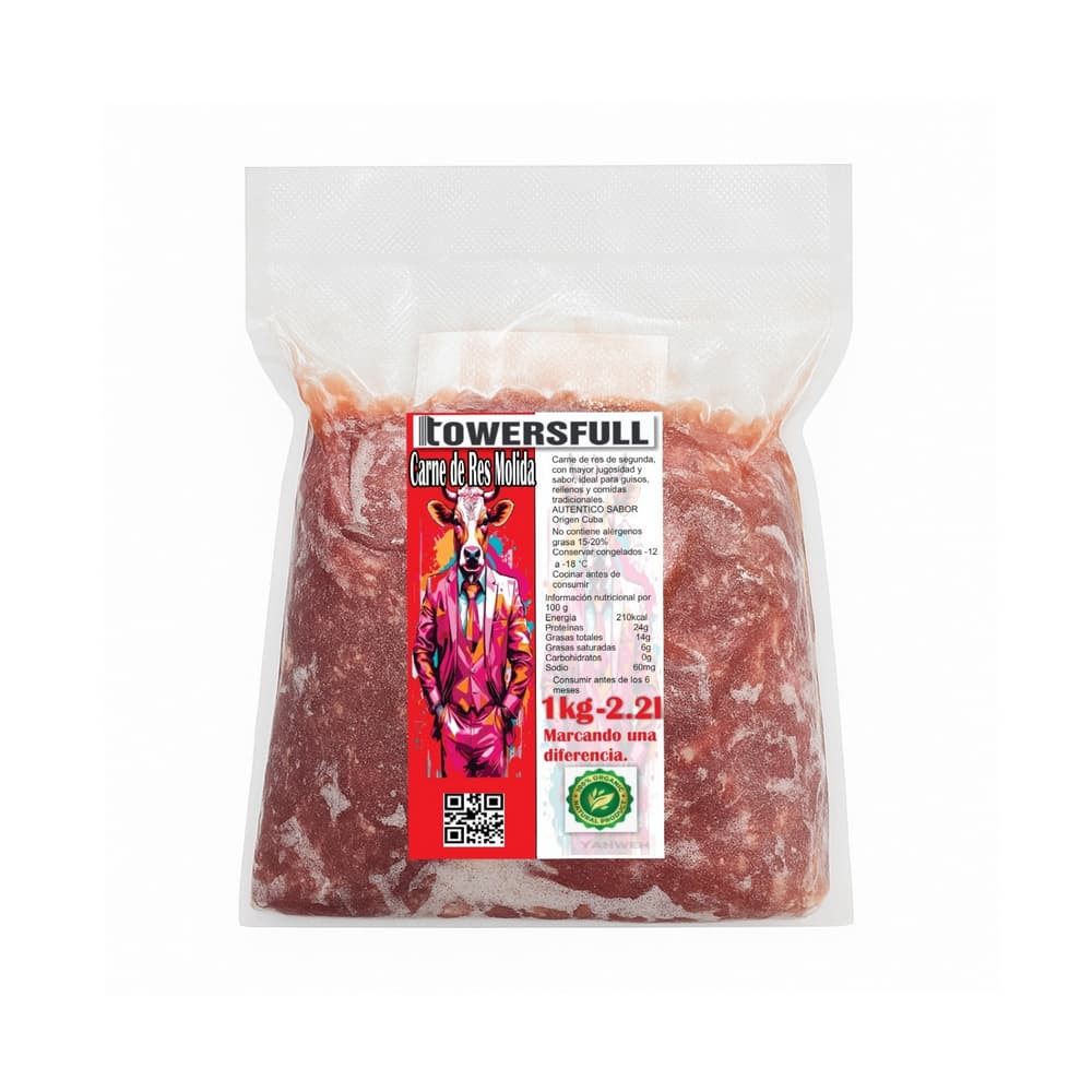 Carne de res molida Towersfull (1 kg / 2.2 lb) - Miniatura 1