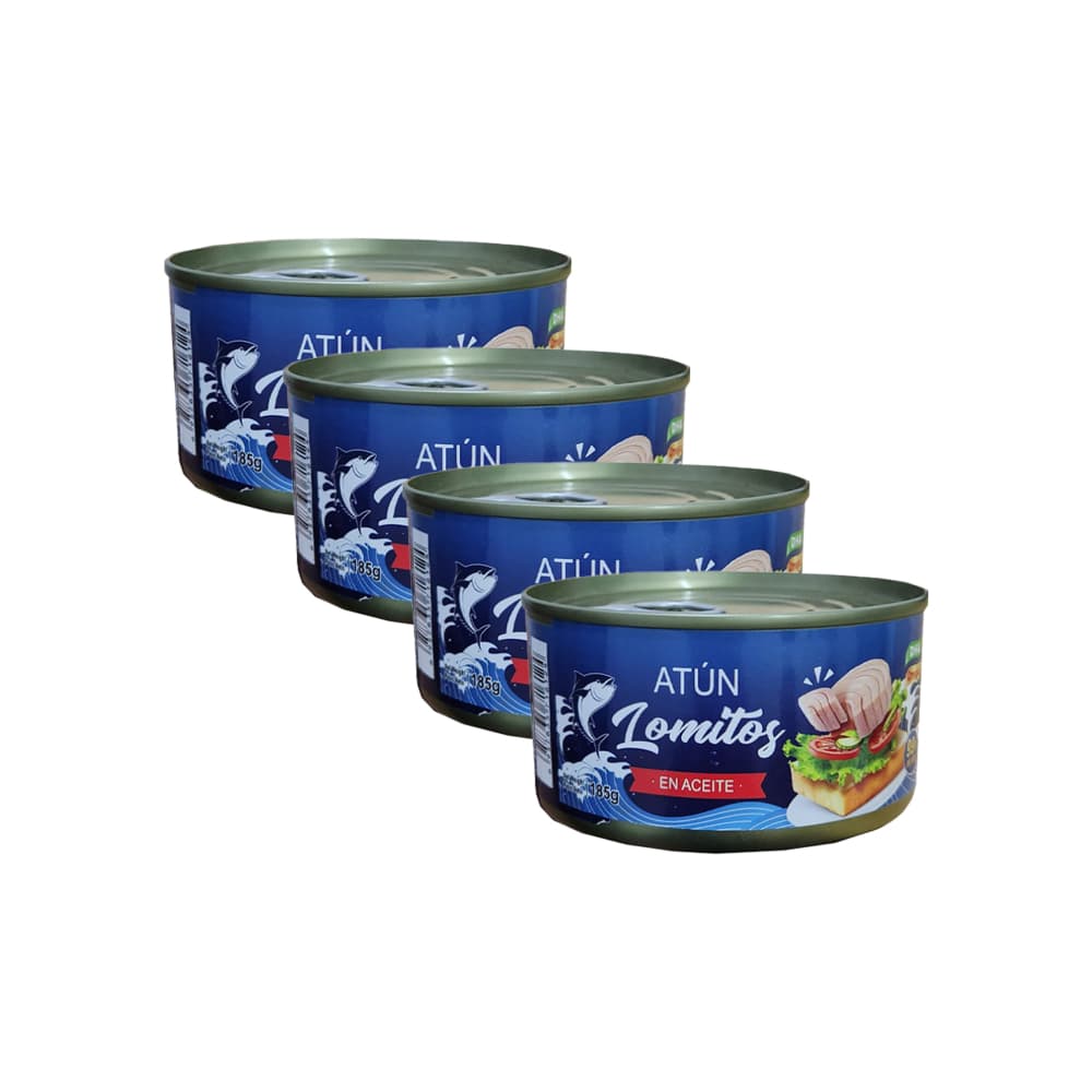 Atún lomitos en aceite Lucy (4 x 185 g / 6.53 oz) - Miniatura 1