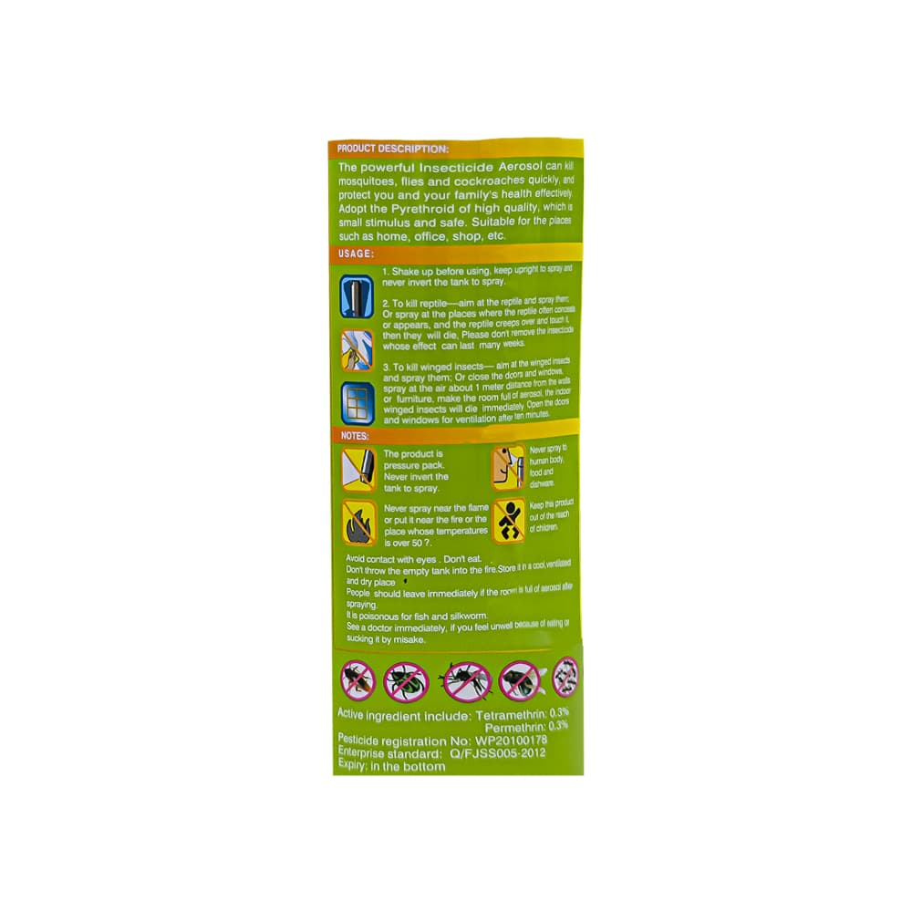 Aerosol insecticida total con aroma a limón Starmix (300 ml) - Miniatura 3