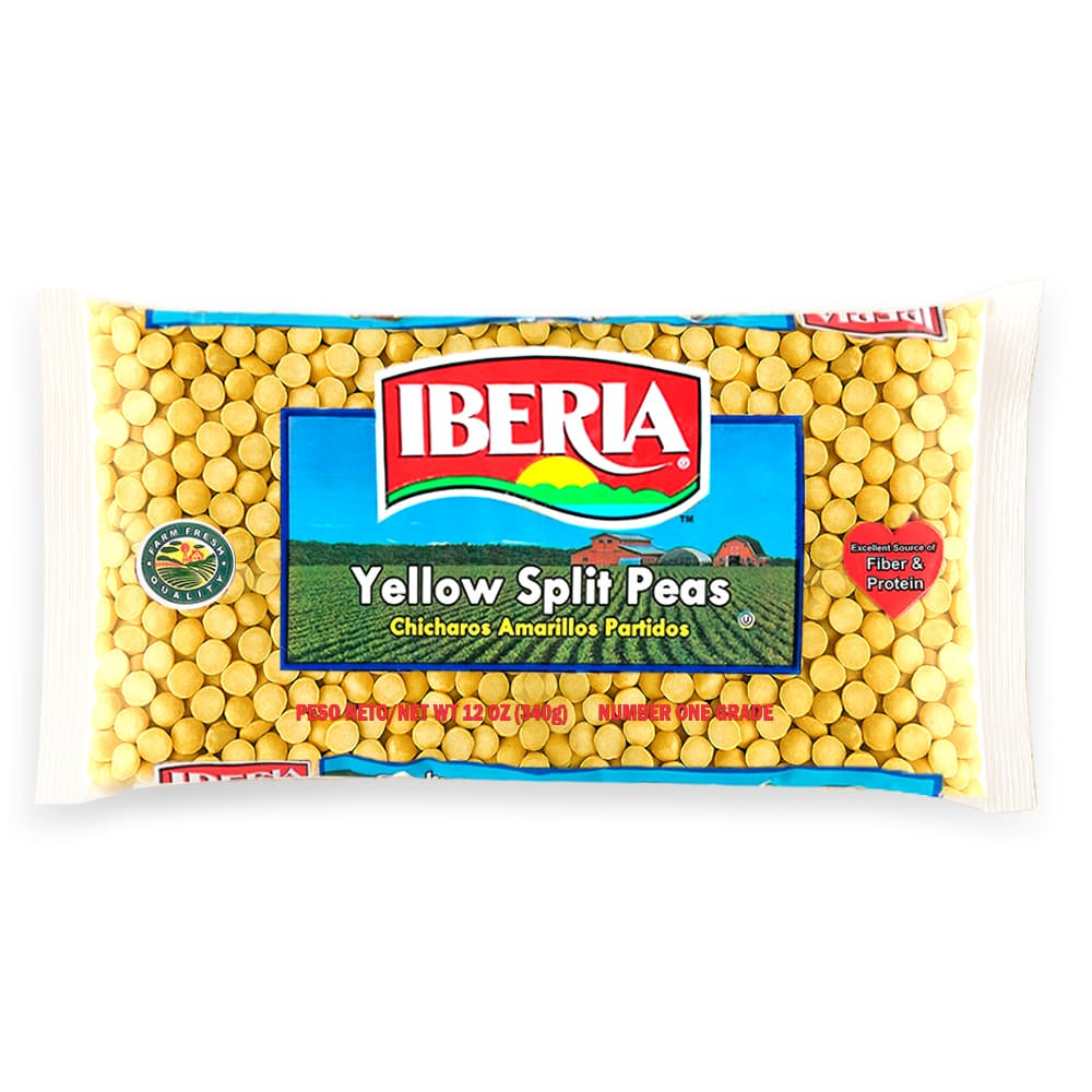 Chicharos amarillos partidos Iberia (340 g / 12 oz) - Imagen 1