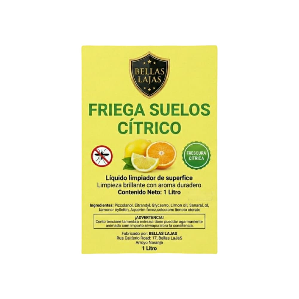 Friegasuelos cítrico Bellas Lajas (1 L) - Miniatura 2