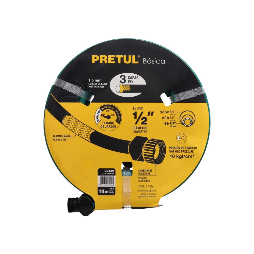 Manguera de jardín 10 m Pretul - Imagen 1
