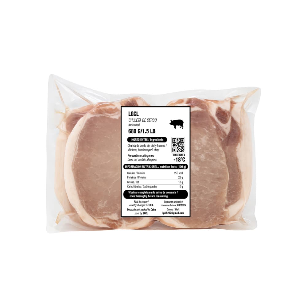 Chuletas de cerdo Swift (680 g / 1.5 lb) - Miniatura 2