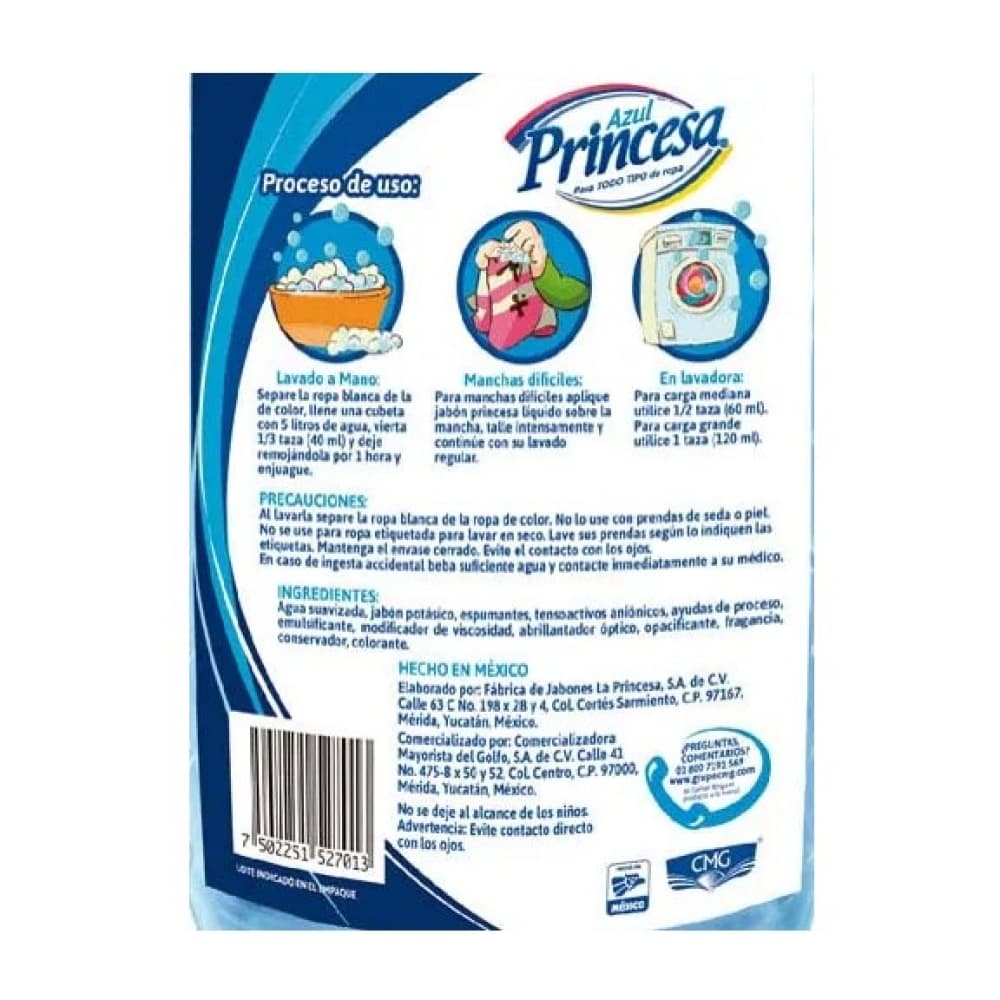 Jabón líquido Princesa (1 L) - Miniatura 7