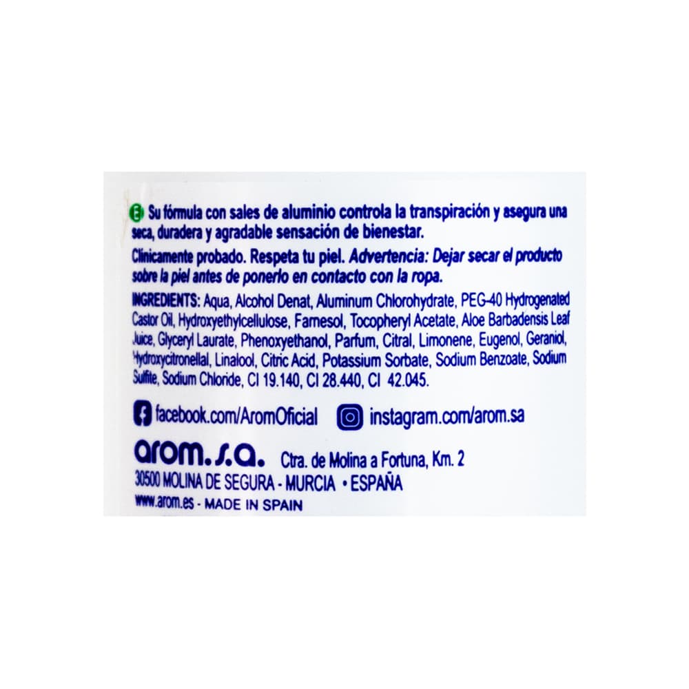 Desodorante antitranspirante con extracto de aloe vera S'nonas (50 ml / 1.69 fl oz) - Miniatura 2