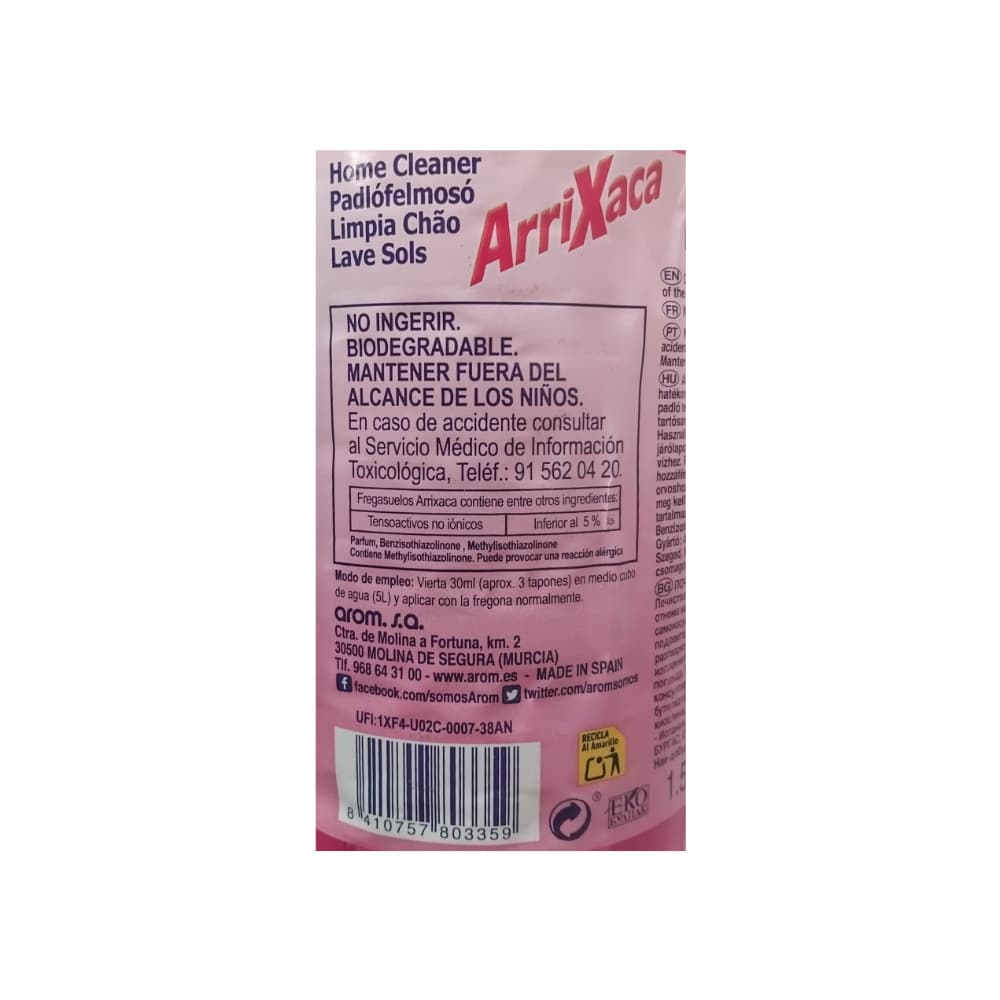 Friegasuelos aromático flor de cerezo Arrixaca (1.5 L) - Miniatura 4