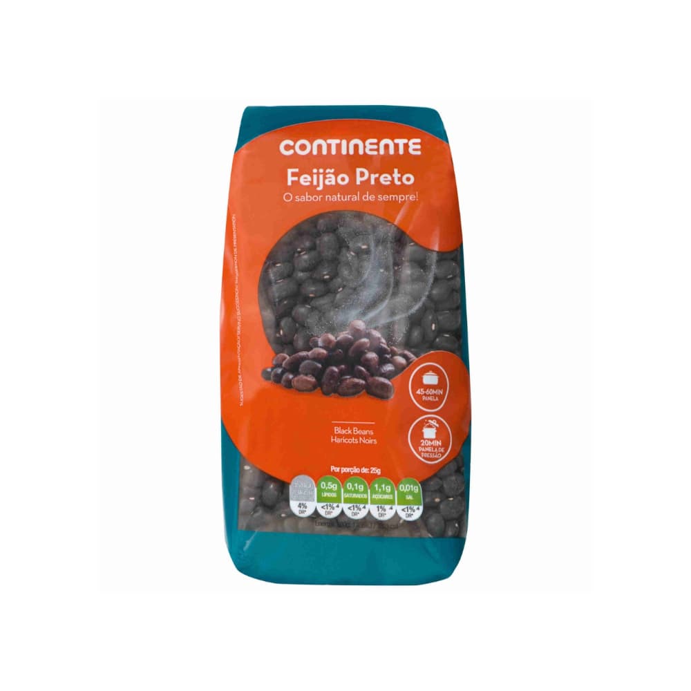 Frijoles negros Continente (500 g / 1.1 lb) - Miniatura 1