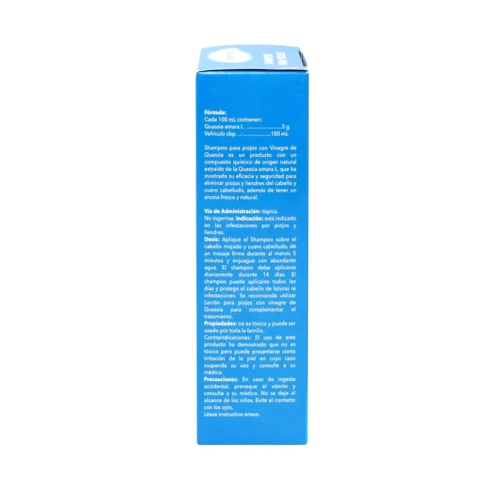 Champú para piojos vinagre de Quassia Medimart (120 ml / 4.22 fl. oz) - Miniatura 2