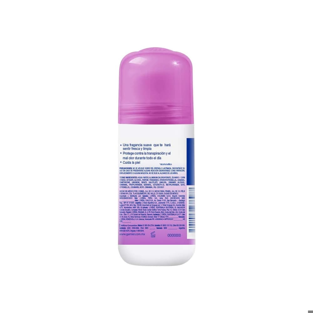 Desodorante antitranspirante para mujer Frescura Suave Obao Garnier (65 g / 2.29 oz) - Miniatura 4