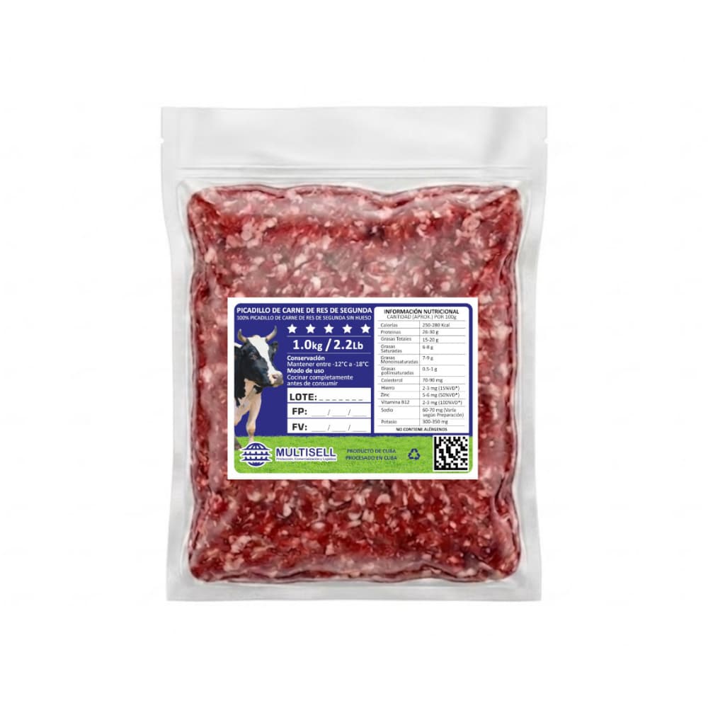 Picadillo de carne de res de segunda Multisell (1.0 kg / 2.2 lb) - Miniatura 2