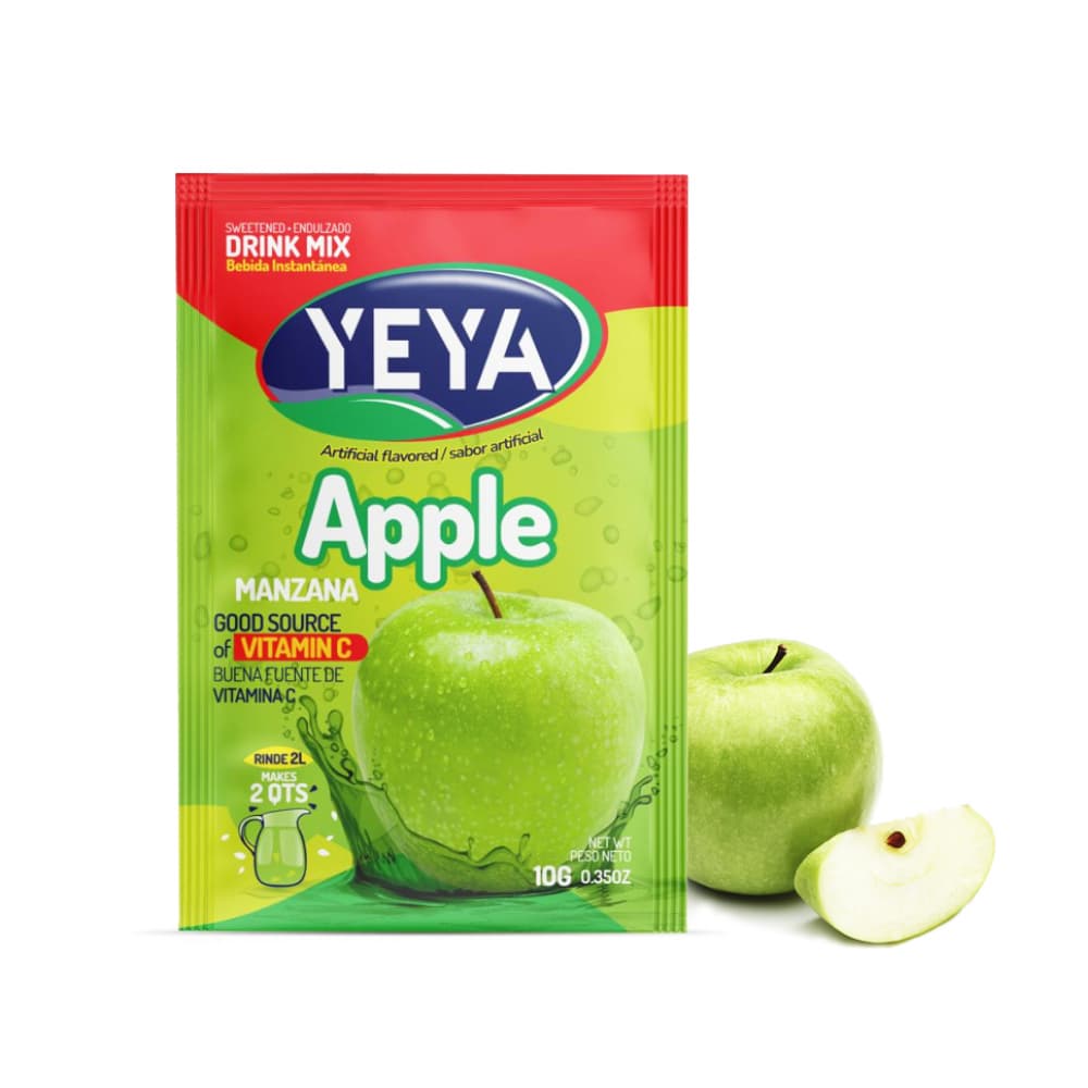 Refresco instantáneo sabor a manzana YEYA (10 g) - Imagen 1