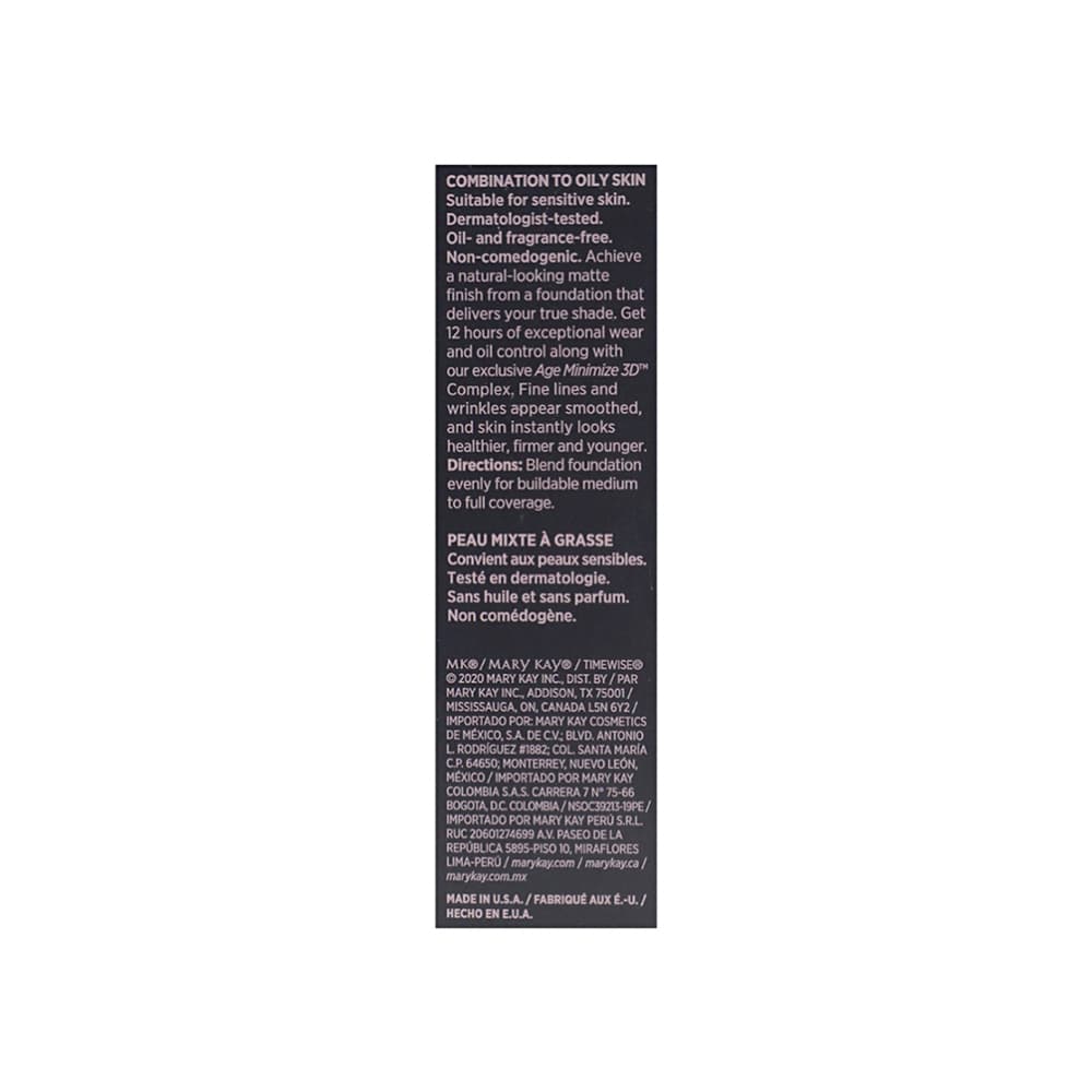 Base de maquillaje mate 3D Beige W 180 Mary Kay (30 ml / 1 oz) - Miniatura 4